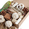 Kyouki Bird Toys Parrot Toys Natural Bird Foraging Box Foot by Unknown