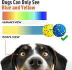 3.9'' Dog Balls Tennis Ball for Aggressive Chewers, Atom Teething Balls Dog - Image 3