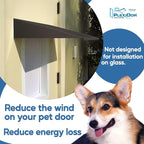 Plexidor Performance Pet Doors Universal Pet Door Awning - Image 3