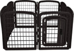 Amazon Basics 8-Panel Octagonal Plastic Pet Pen Fence Enclosure - Image 3
