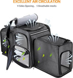 Cat Backpack Carrier, Double Side Expandable Cat Carrier Backpack, Dog Carrier - Image 5
