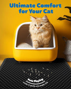 Cat Litter Mat - 23.2'' x 29.1'' Large Litter Trapping Mat, Waterproof - Image 3