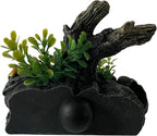 Aquarium Decor Magnetic Driftwood Outcropping Ornament –Wall-Mounted Fish Tank - Image 5