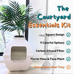 Good Pet Stuff Hidden Litter Box Planter, Decorative Cat Litter Enclosure - Image 5