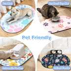Dog Food Mat 20''x12'', Small Pet Feeding Mat, Non-Slip Rubber Pet Food Mat - Image 6