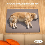 Extra Extra Large Silicone Dog Food Mat 39.4×43.3in and 128oz Silicone Bag Set - Image 3