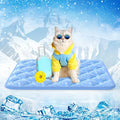 Rywell Dog Cooling Mat 2.0, Ocean Blue, Long-Lasting Cool by Rywell