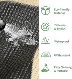 GENIMO Outdoor Rug for Patio Clearance, Lightweight Waterproof RV Camping Mat - Image 5