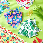 Chunful 100 Pieces Dog Bandanas Bulk Summer Pet Bandanas Pack Triangle Scarf - Image 5