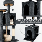 58.5inch Large Cat Tree Tower Condo - Image 3