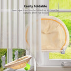Cat Window Perch Cordless, Foldable & Stable Cat Beds- Breathable Cat Window - Image 4