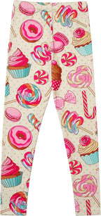 Girl Unicorn Leggings Kid Rainbow Print Legging Tights Trousers Slim Long Pants - Image 3