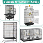 Large Bird Cage Cover, Bird Cage Seed Catcher, Adjustable Soft Airy Nylon Mesh - Image 6