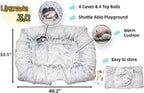 XxingSheep 4 Cave Shuttled XL Cat Tunnel Bed - Image 4