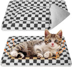VitalCozy 2 Pack Self Warming Cat Mat Self Heating Pad Bed Reversible Machine by VitalCozy