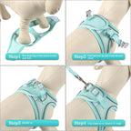 YIMEIS Dog Harness and Leash Set, No Pull Soft Mesh Pet Harness, Reflective - Image 3