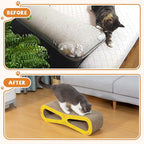 COZIWOW Infinity Cat Scratcher Lounge Bed, Cardboard Cat Scratching Pad Board - Image 6