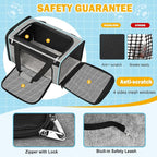 HUANLANG Soft-Sided Cat Carrier Airline Approved, Dog Carriers - Image 4