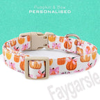 Faygarsle Fall Pumpkin Pattern Dog Collar - Image 2
