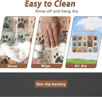 Cute Cat Paw Print Dog Food Mat - Image 4