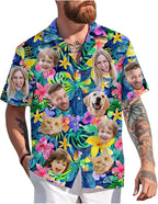 Custom Hawaiian Shirt with Face Photo Picture by GLOXO