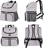 BAGLHER Pet Travel Bag, Double-Layer Pet Supplies Backpack, Pet Travel Backpack - Image 2