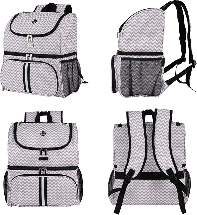 BAGLHER Pet Travel Bag, Double-Layer Pet Supplies Backpack, Pet Travel Backpack - Image 2