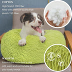 Calming Donut Dogs Beds for Small Dogs Washable, 19inch Fluffy Round Puppy Bed - Image 5