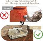 Luxury Cardboard Cat Scratcher Sofa Bed, Couch Shaped Scratching Board - Image 5