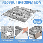 VitalCozy 2 Pack Self Warming Cat Mat Self Heating Pad Bed Reversible Machine - Image 5