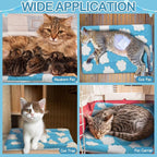 VitalCozy 2 Pack Self Warming Cat Mat Self Heating Pad Bed Reversible Machine - Image 2