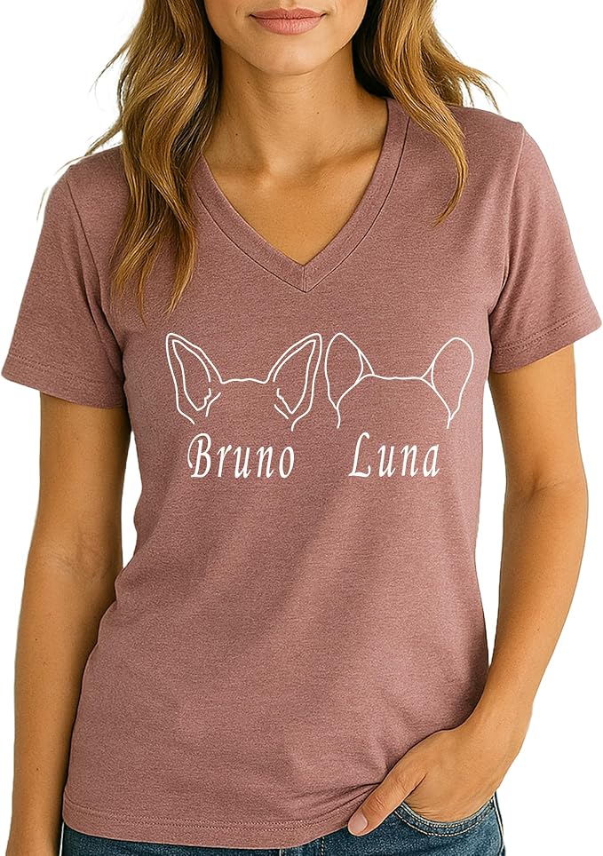 Custom Dog Mom Shirt for Women Pet Ears Sweatshirt - Image 6
