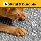 Cat Scratcher Mat, Natural Sisal Cat Scratch Pad, Horizontal Floor Cat - Image 5