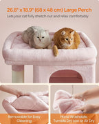 Feandrea Cat Tree, 40.6-Inch Cat Tower, Plush Condo - Image 3