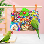 KATUMO Parrot Toys, Large-Sized Bird Shredder Wall Mat Parakeet Foraging - Image 4