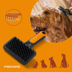 Fiskars Pet, Cat and Dog Brush, Fine Bristles & SoftGrip Handle - Image 9