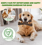 Tough Dog Chew Toy for Aggressive Chewers, Indestructible Beef Flavor Nylon Bone - Image 5