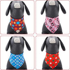 30 Pcs Polka Dot Dog Bandanas for Small Dogs Stitch Dog Bandana Bulk Reversible - Image 4