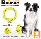Dog Balls, Chewers Durable Teething Molar Tug Dog Toys, Interactive Fetch Balls - Image 2