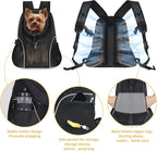 WOYYHO Pet Dog Carrier Backpack Small Dog Front Backpack Ventilated Mesh Dog - Image 3