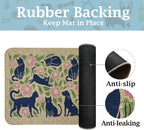 SHIYUE Dog Food Mats for Floors, Absorbent Cat Bowl for Food and Water - Image 2