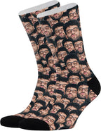 D-Story Custom Face Socks, Personalized Photo Picture on Socks, Unisex Athletic by Enjoy-yjl