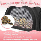 YUDODO Hamster Carrier Guinea Pig Carrier Bag Small Animal Sugar Glider Pouch - Image 4