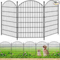 Decorative Garden Fence 40in x24ft, 10 Pack No Dig Fence Animal Barrier by Thrivinest