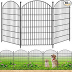 Decorative Garden Fence 40in x24ft, 10 Pack No Dig Fence Animal Barrier by Thrivinest