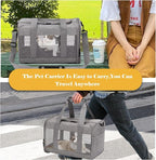 Pet Carrier Bag for Cats, Cat Soft-Sided Carriers Collapsible Ventilated - Image 7
