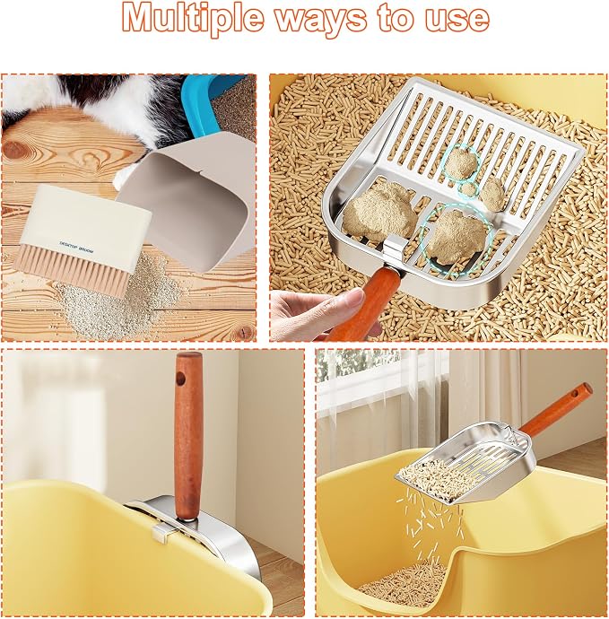 Stainless Steel Cat Litter Scoop - Image 6