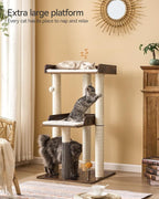 FourFurPets 43.7" Cat Tree, Modern Cat Tree Tower, Cat Tower - Image 3
