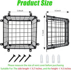 Dryer Vent Cover Guard Outside, Dryer Exhaust Vent Cover Bird Guard Protector - Image 2