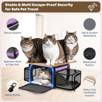 Top and 2 Sides Expandable Cat Carrier 18x13.5x9.5, TSA Airline Approved Dog - Image 5